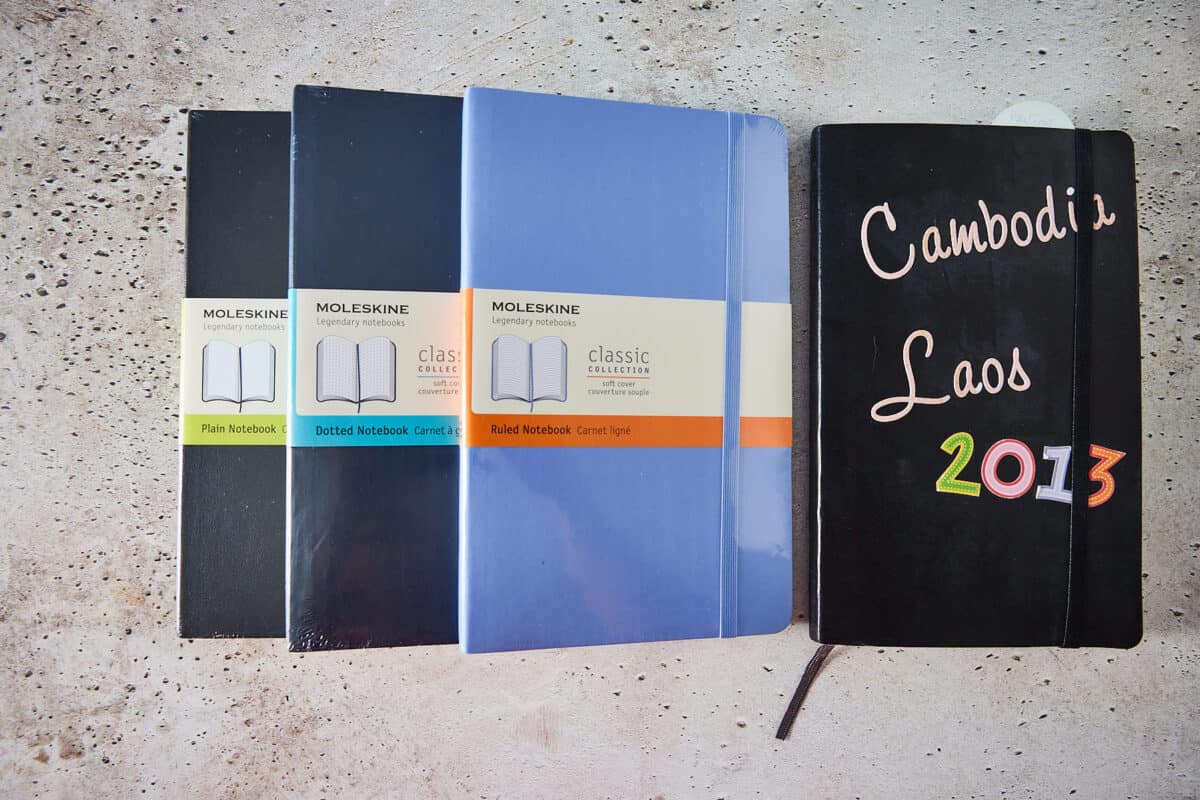 Moleskine notebooks
