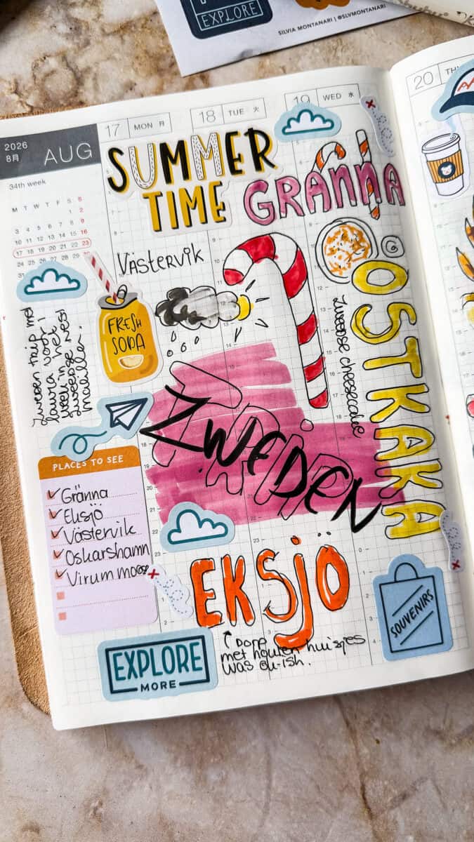 Fun in the hobonichi cousin