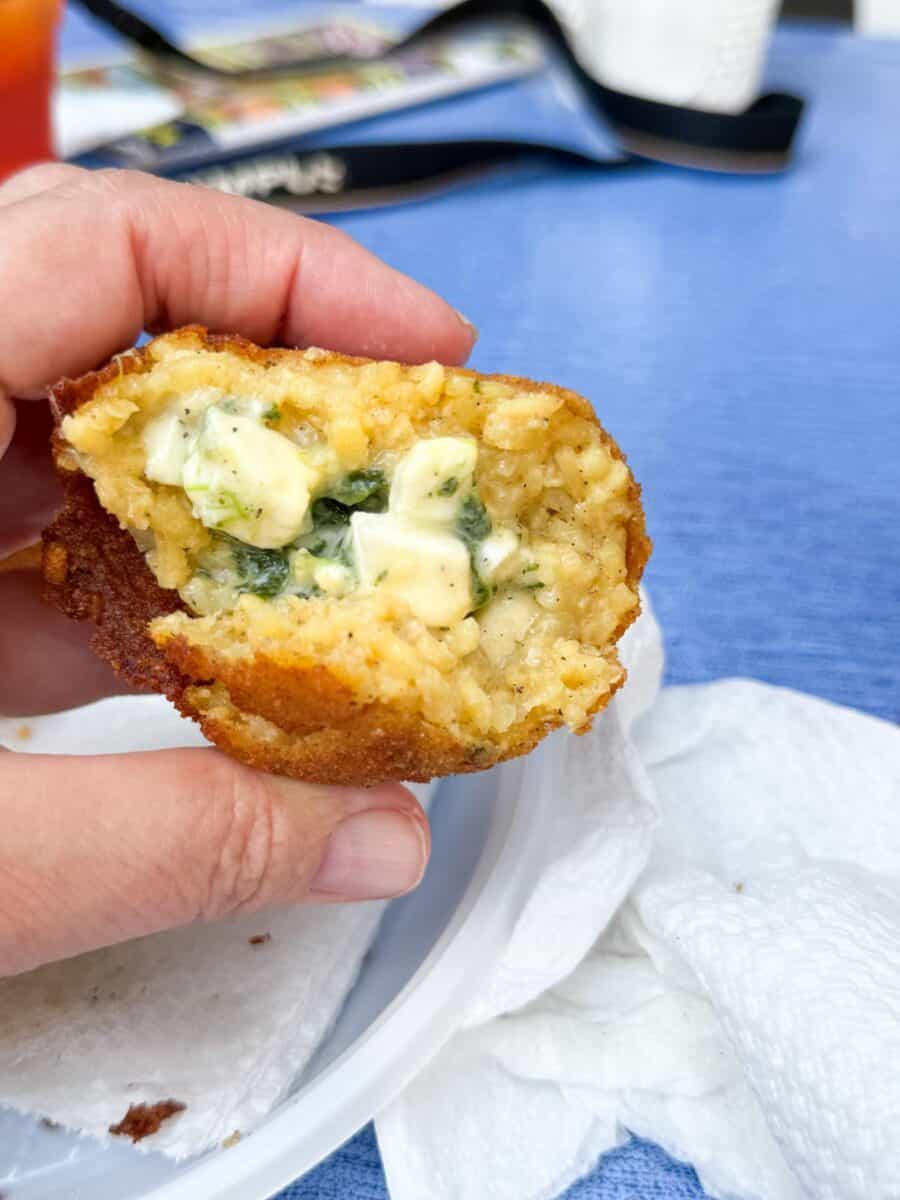 Arancini at balaro market