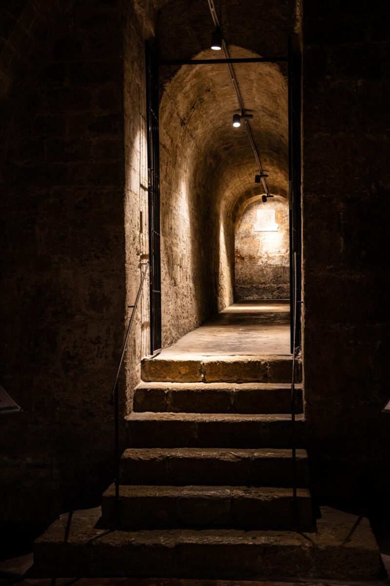 Below the cathedral in Palermo