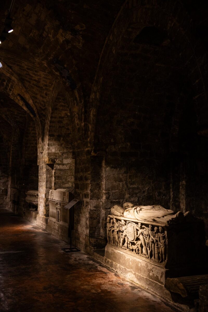 Dungeons of the cathedral of palermo