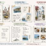 Travel journaling layouts